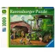 Ravensburger puzzel 1000 stukjes John Deere toen en nu